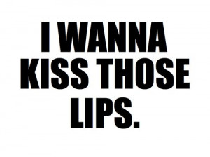 kiss, lips, love, text