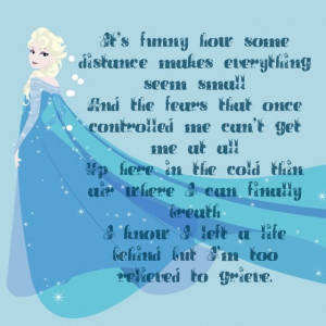 Frozen - Elsa quote