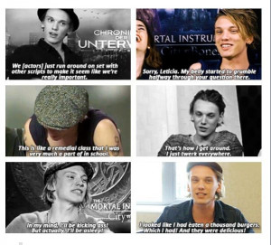 Some of Jamie Campbell Bower's funny moments