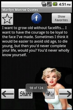 Marilyn Monroe Quotes 1.3 screenshot 0