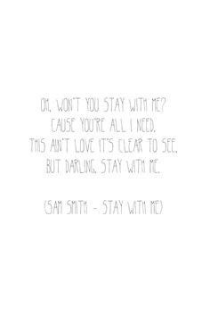 smith sam smith stay with me music speak stay with me lyrics sam smith ...