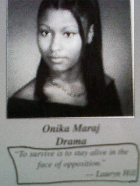 Nicki Minaj High School Yearbook