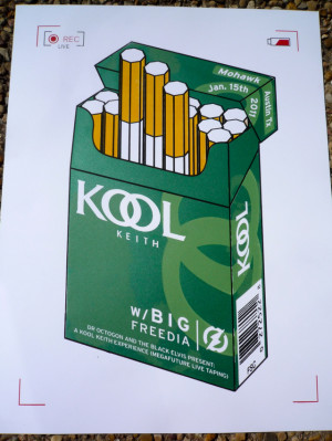 Kool Keith And Big Freedia Gigposter Johnnydimas