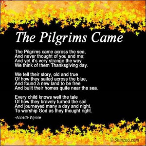 Thanksgiving Poems Words