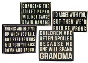 Speaking of Grandma, there are also signs specific to certain members ...