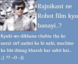Download Rajnikant ne robot film kyu banayi - Funny quotes