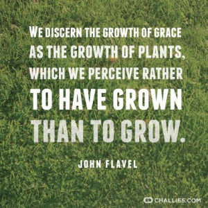 ... , which we perceive rather to have grown than to grow.