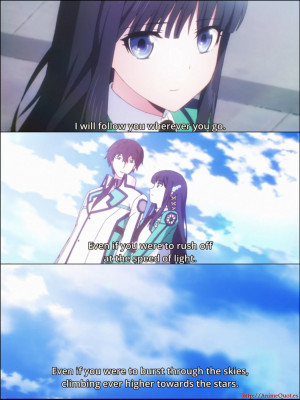 will follow you wherever you go. Even if you were to rush off at the ...