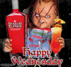 Happy Wednesday Red Rum Graphic