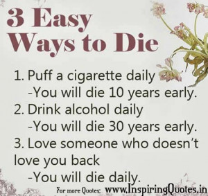 ... Die 10 Years Early Drink Alcohol Daily You Will Die 30 Years Early