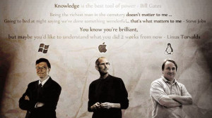 Best quotes by 3 genius Bill Gates,Steve Jobs and Linus Torvalds