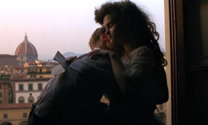 Julian Sand and Helena Bonham Carter in A Room With a View