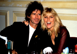 Keith Richards and Patti Hansen at Bill Wyman and Mandy Smith’s ...