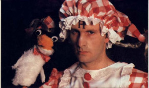 Red Dwarf Rimmer and Mr. Flibble