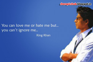 shahrukh khan famous quotes in english bollywood quotes in english