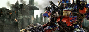 Transformers 3 Optimus Prime facebook cover