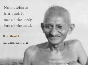 Mahatma Gandhi Nonviolence Quotes Posted by mahatma gandhi forum
