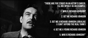 There are five stages in an actors career Richard Johnson 1600x699