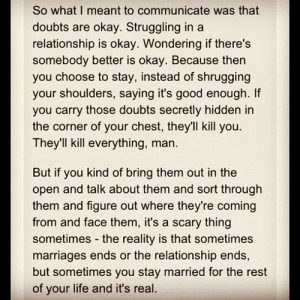 ... thefray #isaacslade #love #doubts #quotes (Taken with instagram