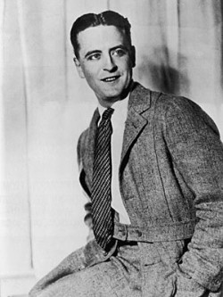 Scott Fitzgerald in Wool Suit and Silk Tie