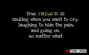 Life with Fibromyalgia/ Chronic Pain True strength is smiling when you ...