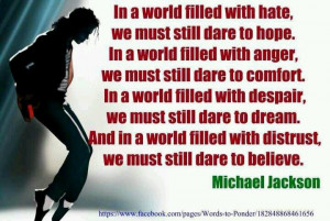 Michael Jackson quote. Quotes