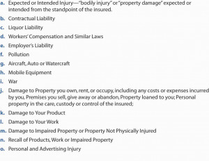 ... Damage Liability in the ISO Commercial General Liability Policy