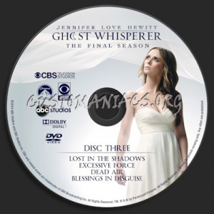 Ghost Whisperer Season 5 dvd label