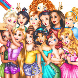 ... -stunning-fan-art-proves-that-disney-princesses-are-stronger-together