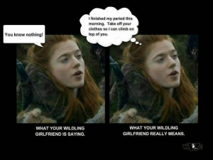 game of thrones memes Ygritte Wants Jon Snow