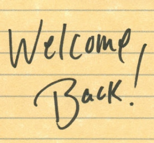 Welcome Back!