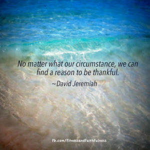 find a reason to be thankful