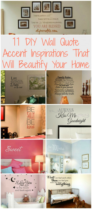 DIY Accent Wall Inspirations Quote 11