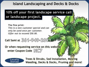 Island Landscaping Coupon