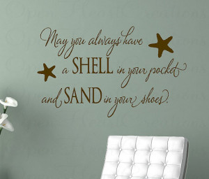 Nautical Quotes And Sayings Beach nautical vinyl wall