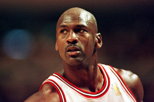 To soothe it, have a look at this.... It's a floating Michael Jordan!
