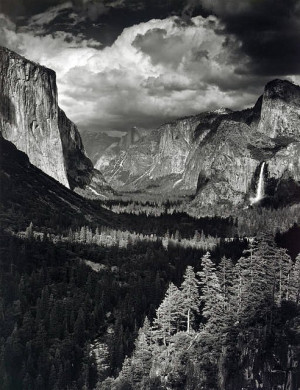 Thunderstorm, Yosemite Valley, by Ansel Adams 1945
