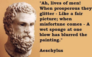 Aeschylus famous quotes 1