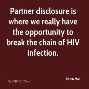 Partner disclosure is where we really have the opportunity to break ...