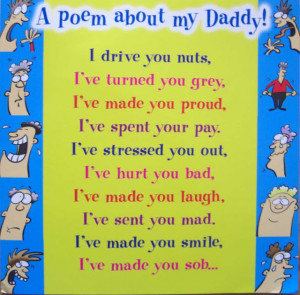 Father's Day Card Poems