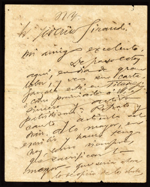 ... AUTOGRAPHS Historical Autographs 1894 Manuscript Letter by Jose Marti