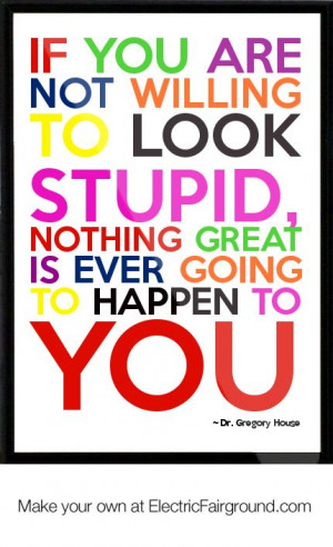 Dr. Gregory House Framed Quote