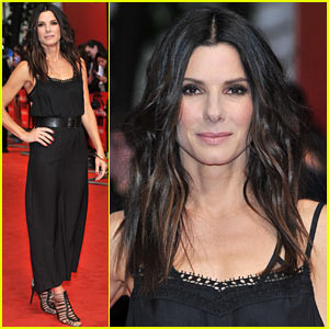 Sandra Bullock glams up the red carpet at the gala screening of The