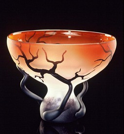 When it comes to an art glass sculptural vessel by Bernard Katz, the ...