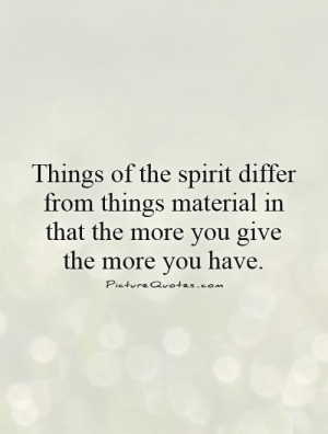 Spirit Of Giving Quotes