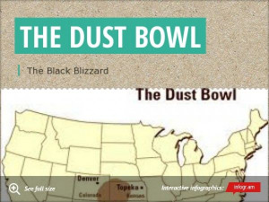 Infographic: the dust bowl dust bowl quote - Dasia Shepherd