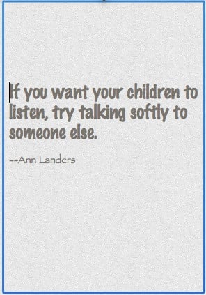Ann Landers' advice - works every time.