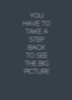 step further back....