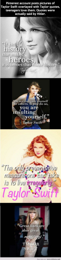 Funny quotes from Taylor Swift Funny pictures