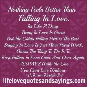 Falling in love quotes and sayings